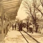 Exhibition photograph - moving pavement, Paris Universal Expositin 1900